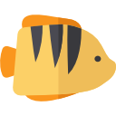 fish-2 Gelber Fisch Icon