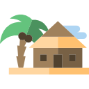 hotel Icon Bungalow und Palme